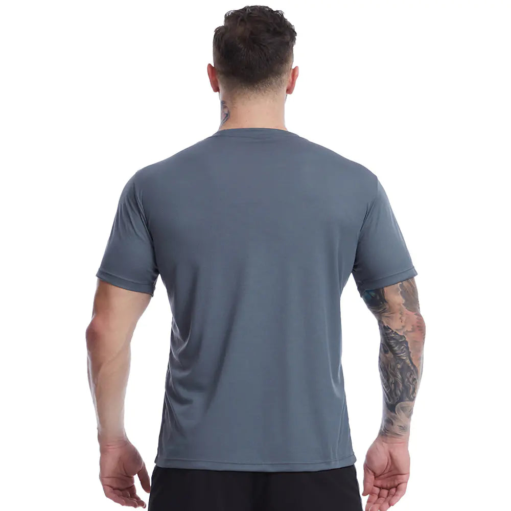 Men's Loose-Fit Summer Mesh Workout T-Shirt