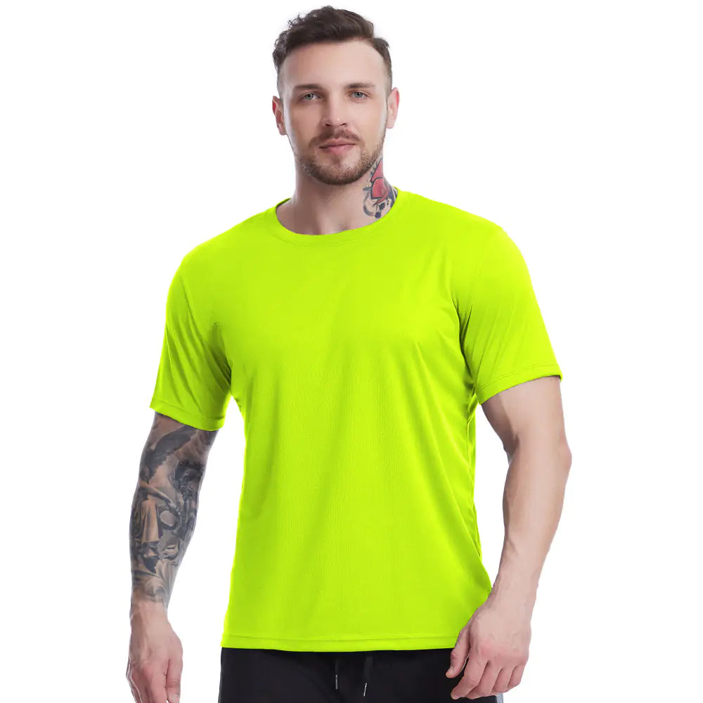 Men's Loose-Fit Summer Mesh Workout T-Shirt