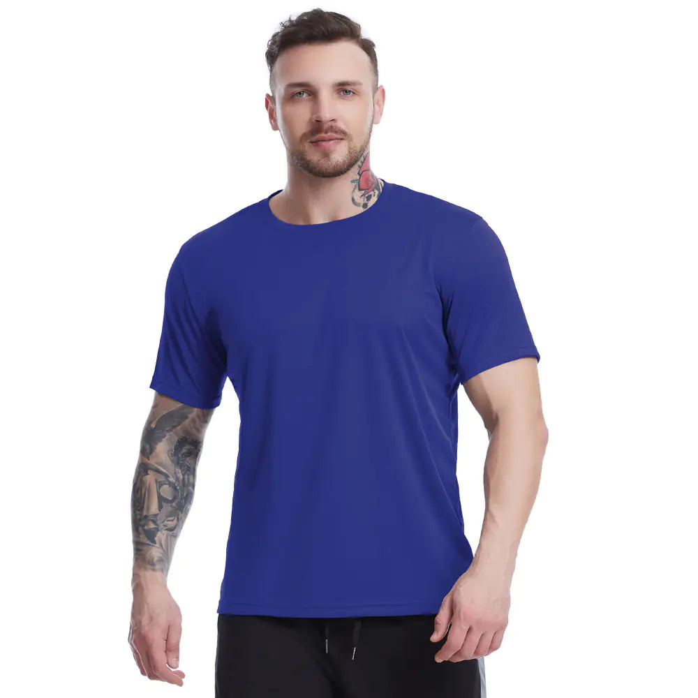Men's Loose-Fit Summer Mesh Workout T-Shirt