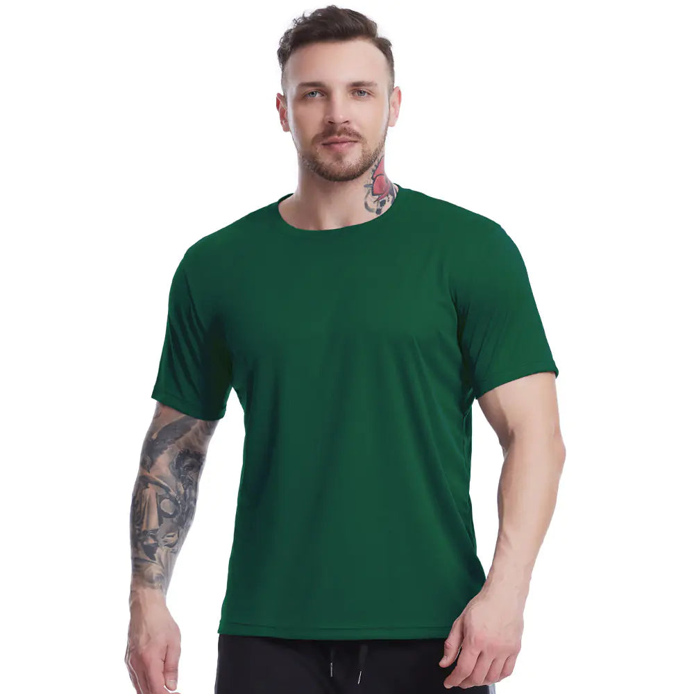 Men's Loose-Fit Summer Mesh Workout T-Shirt