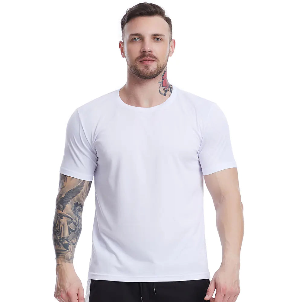 Men's Loose-Fit Summer Mesh Workout T-Shirt