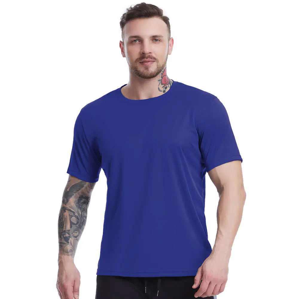 Men's Loose-Fit Summer Mesh Workout T-Shirt