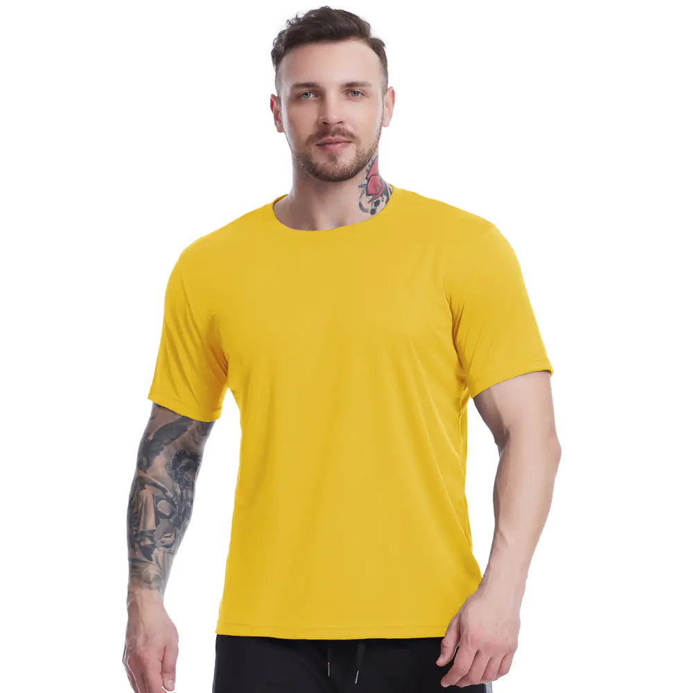 Men's Loose-Fit Summer Mesh Workout T-Shirt