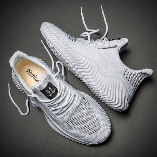 Breathable Flyknit Athletic Casual Shoes