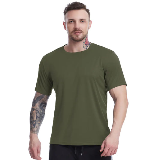 Men's Loose-Fit Summer Mesh Workout T-Shirt